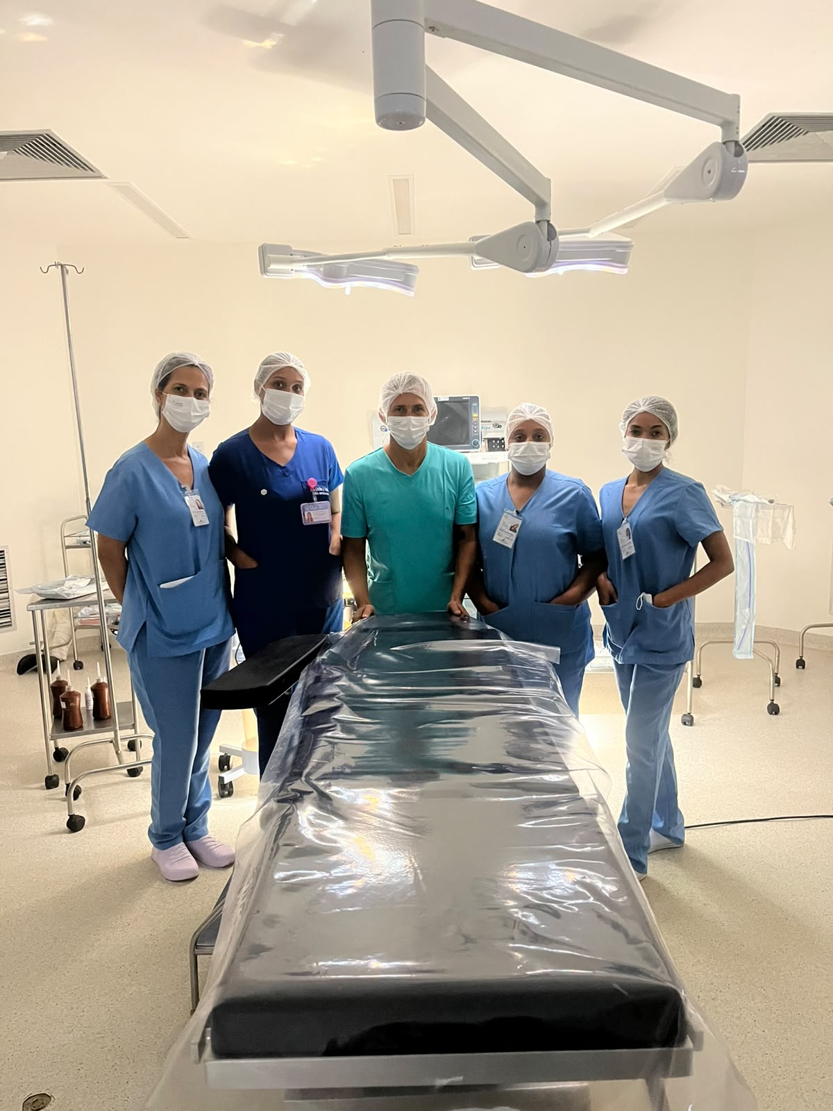 Alunos da Star Tec em atividade prática em ambiente hospitalar